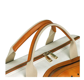 Sac de padel en toile et cuir