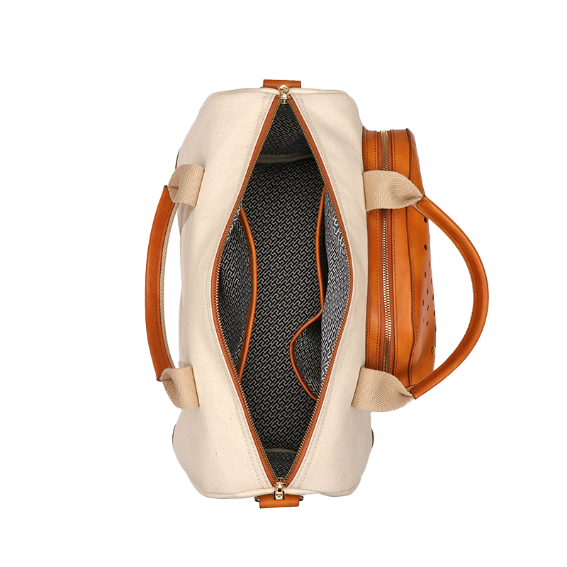 Padel Canva and Leather bag