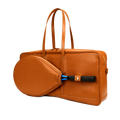 Leather tennis racket bag